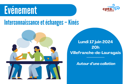 Soirée interconnaissance et échange – Kinés 